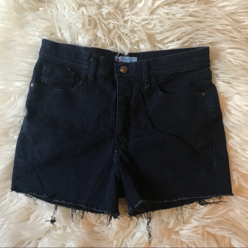 Lee cutoff shorts- high waisted!